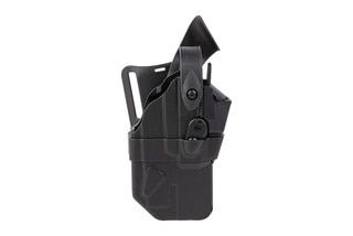 Safariland 7360RDS ALS/SLS Mid-Ride Duty Holster - HK VP9 features a self locking hood